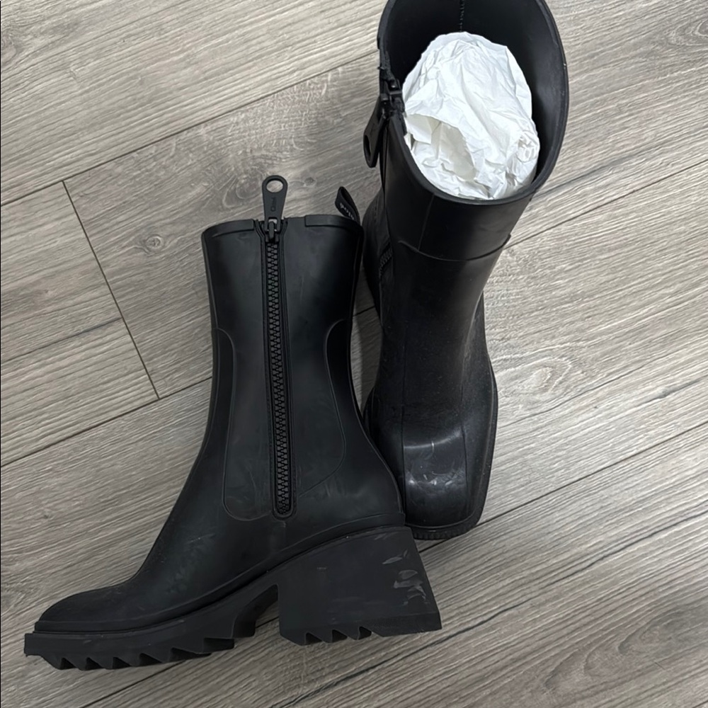 Chloe Rain boots (matte black) EU 40